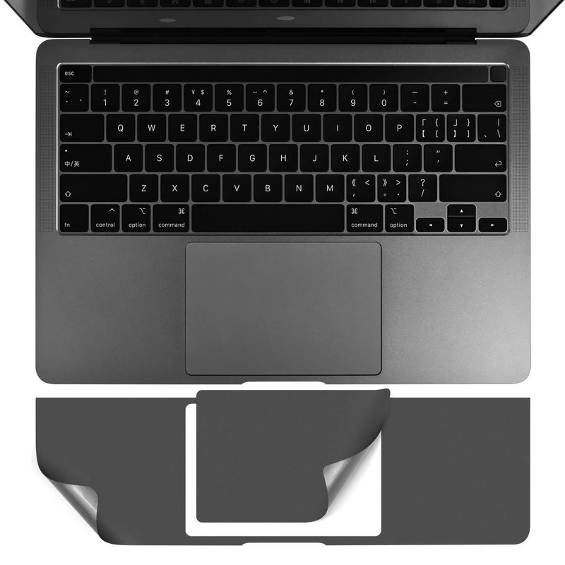 CaseBuy MacBook Pro 13 inch Palm Rest Protector, Wrist Rest Cover with Trackpad Skin for MacBook Pro 13 inch M2 M1 A2338 A2289 A2251 2023 2022 2021 2020, Space Grey - Image 1